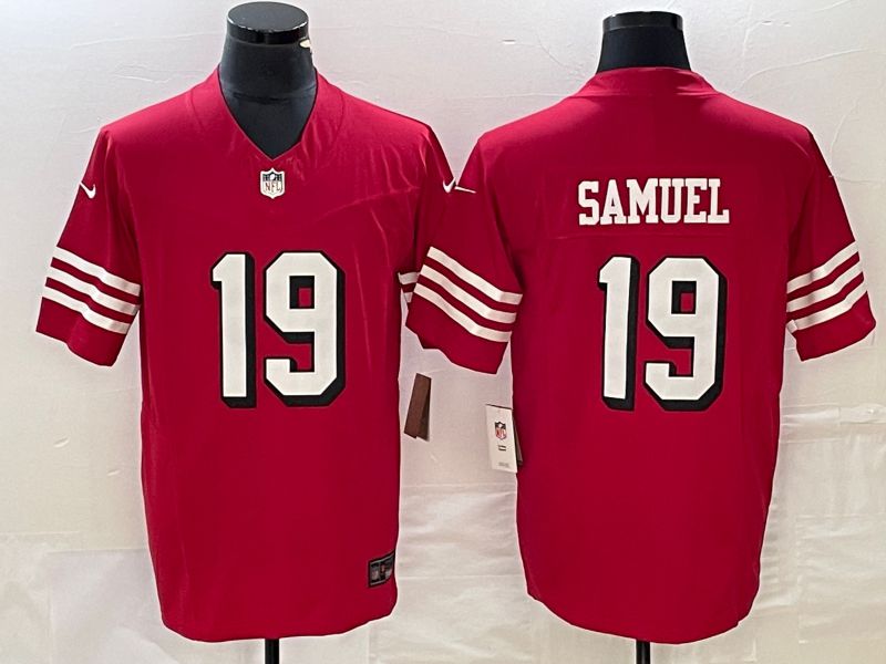 Men San Francisco 49ers #19 Samuel Nike Red Vapor Limited NFL Jersey